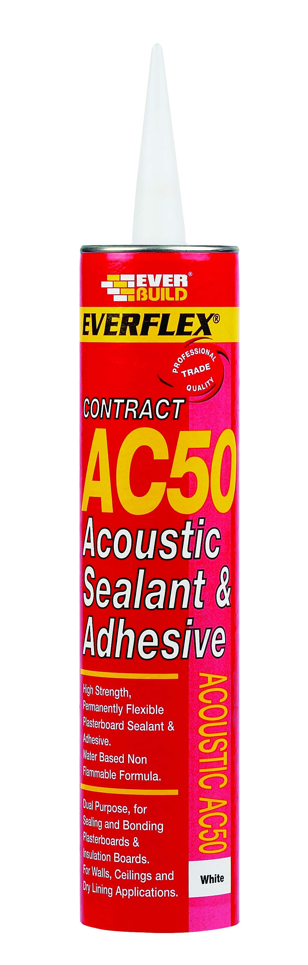 900ml Jumbo Cartridge White Acoustic Sealant & Adhesive