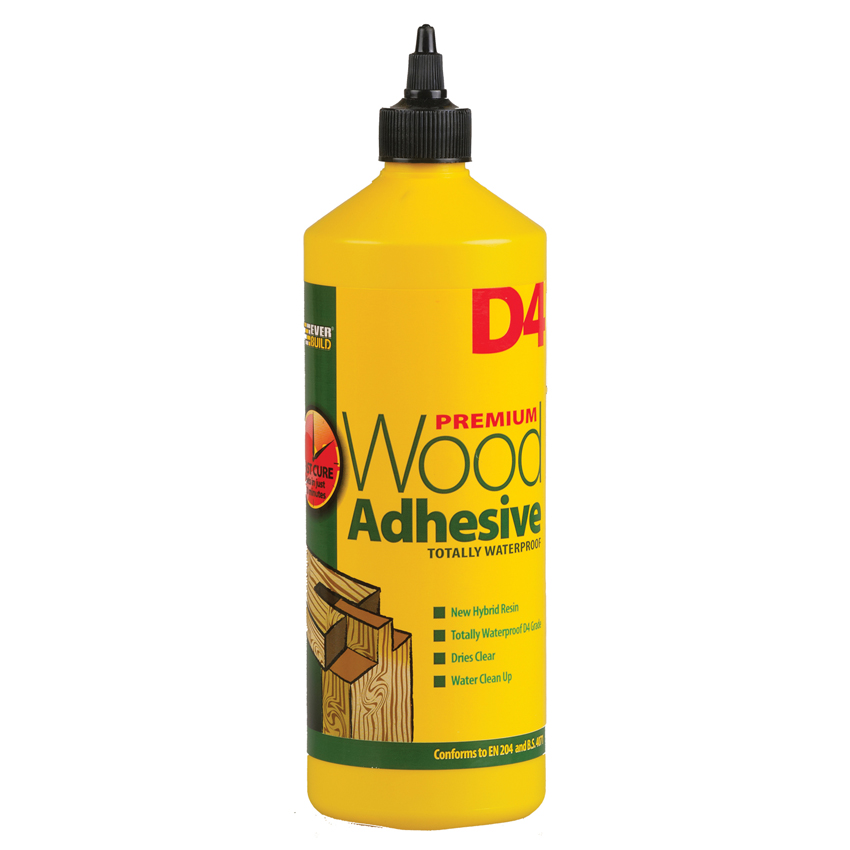 1 Litre 10 Minute D4 Water Resistant PVA Wood Adhesive