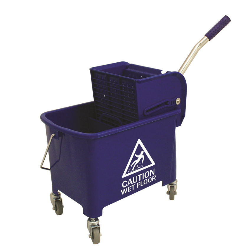 20 Litre Mobile Mop Bucket, BLUE (for use with Kentucky Mops)