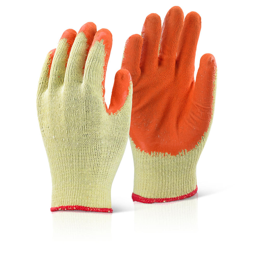 Nitrile Latex Wrinkle Dipped Palm Gloves