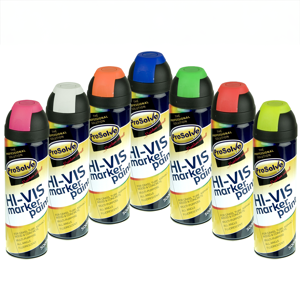 500ml Permanent Hi Visibility Fluorescent Spray Marker Paint