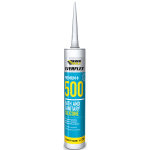 C3 Everbuild Everflex 500 Bath & Sanitary Mid Modulus Silicone Sealant