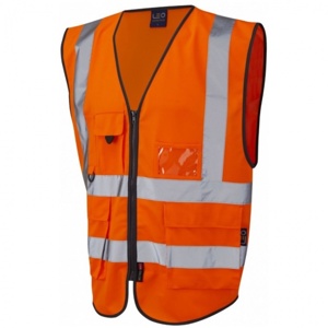 Hi-Vis Orange LEO Lynton Waistcoat