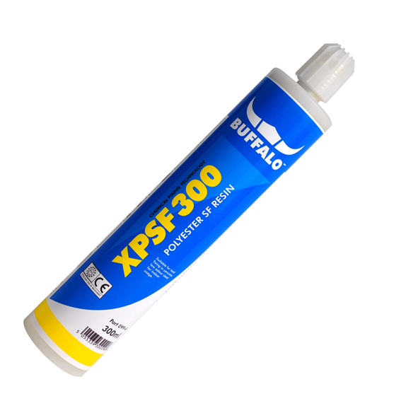 300ml Buffalo XPSF300 Polyester Styrene Free Resin Cartridge c/w 1 Nozzle