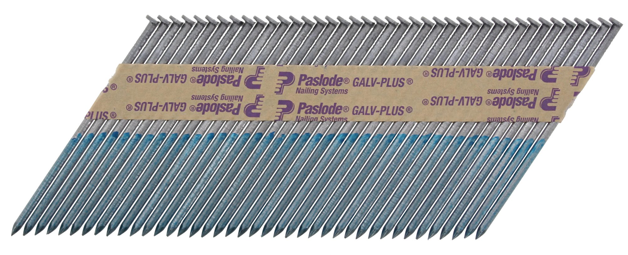 90 x 3.1mm Paslode Smooth Shank Galv-Plus Nail Fuel Pack (2200)
