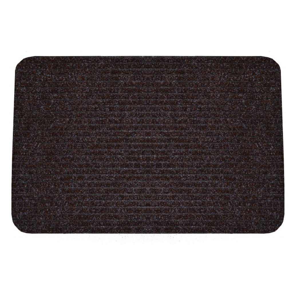 600 x 400mm Brown Double Ribbed Door Mat DOORMAT01 Interfix