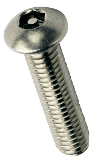 A2 Stainless Steel Button Head Hexagon Pin Security Machine Screws