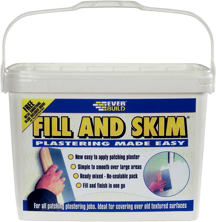 5 Litre Fill and Skim Patching Plaster - White