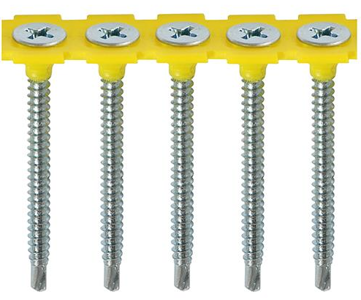 BZP Collated Self Drilling Drywall Screws