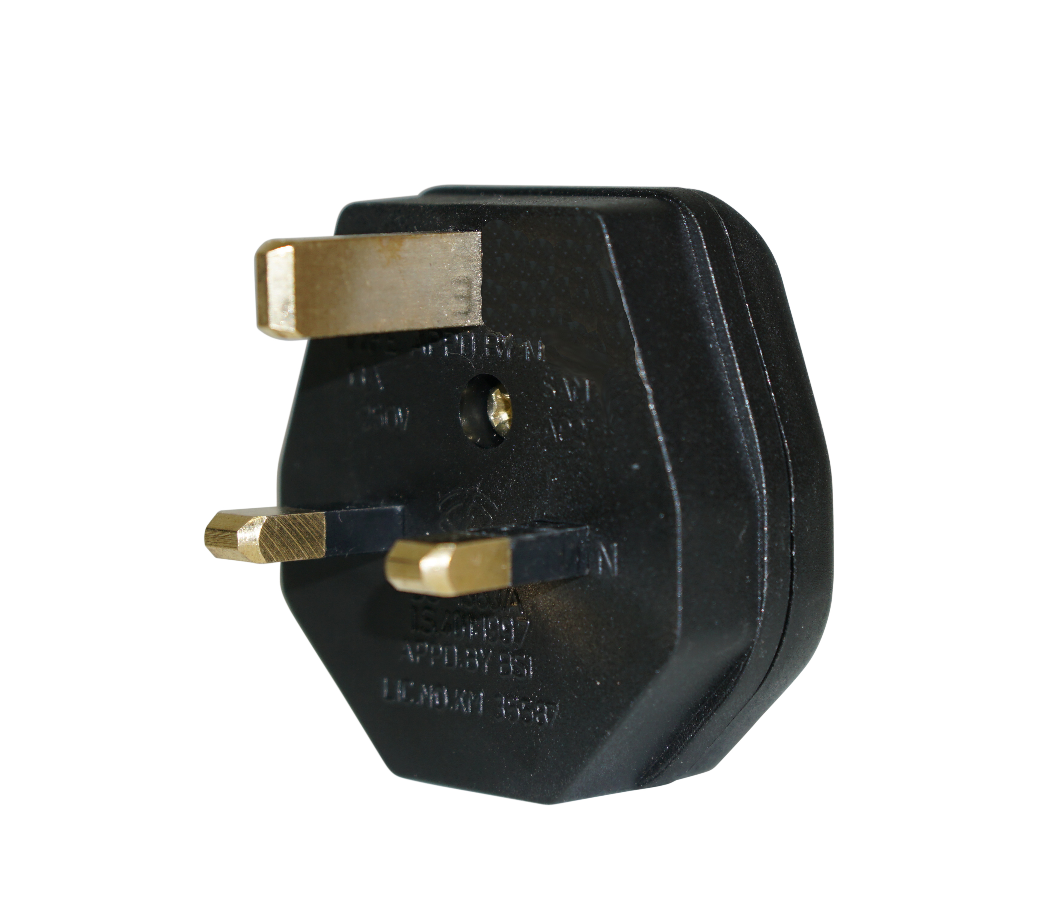 13 amp 240 volt Fused Plug  -  Rubber