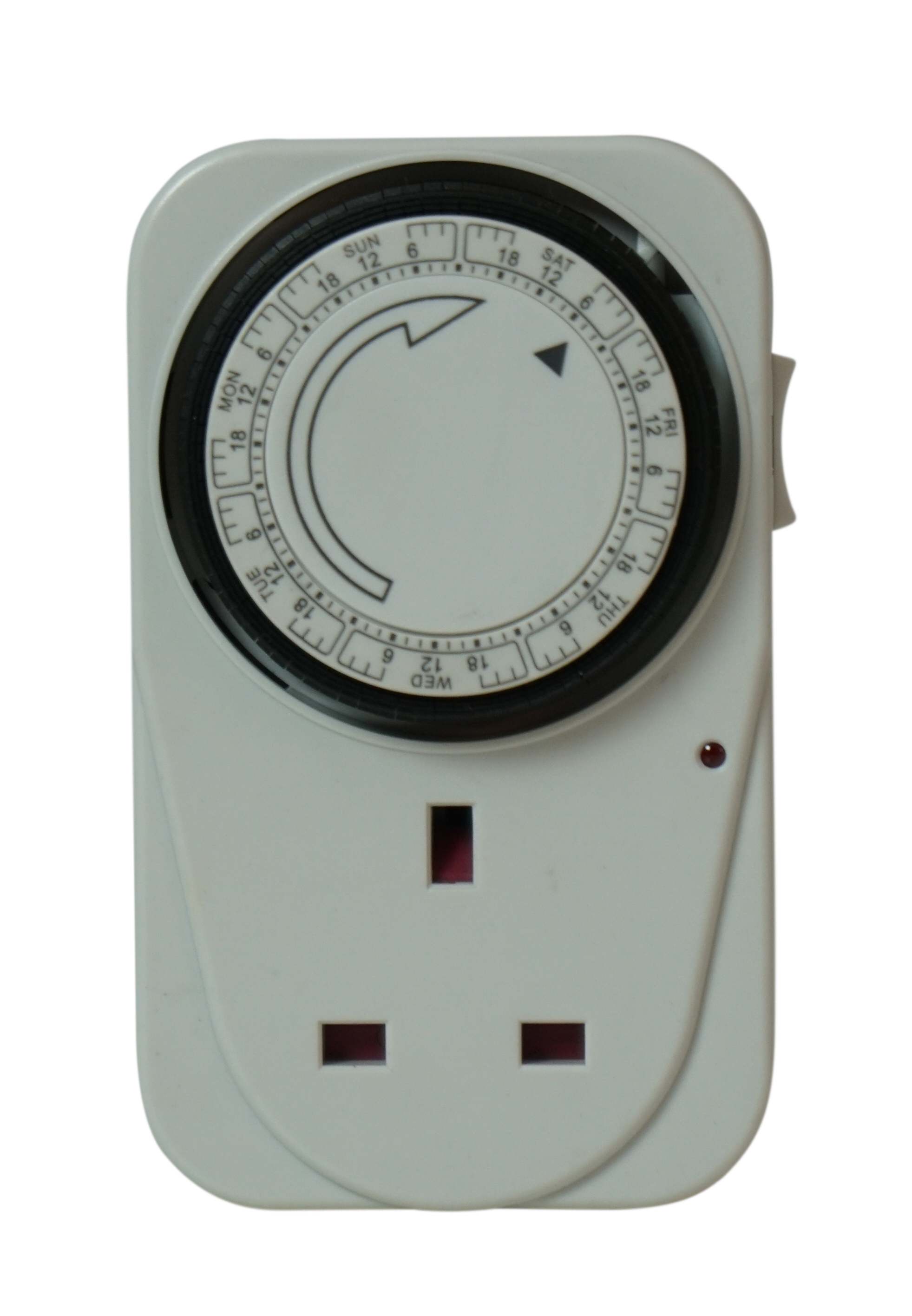 240 volt, 13 amp 7 day Mains Plug In Timers