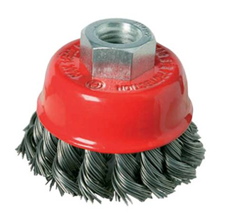 M14 x 2.0 Twist Knot Wire Cup Brush