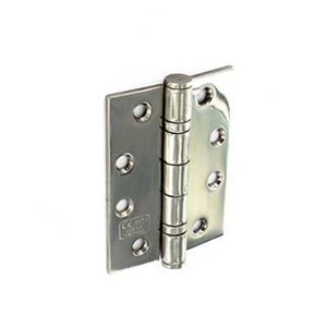 76x51x2mm Polished Stainless Steel Ball Bearing Butt Hinges - Grade 7