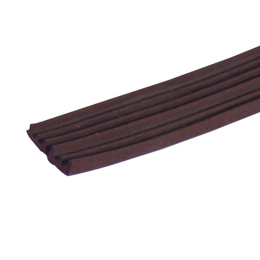 5m roll Brown EPDM Draught Seals E Section