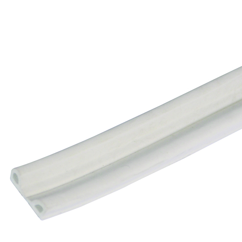 5m roll White EPDM Draught Seals P Section