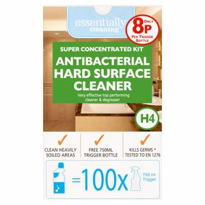 1 Litre Super Concentrated Antibacterial Hard Surface Cleaner c/w 750ml Trigger Spray Bottle (makes 100 x 750ml)  [Alternative product for R010602/R010603/R010610 750ml Multi Surface Trigger Sprays]