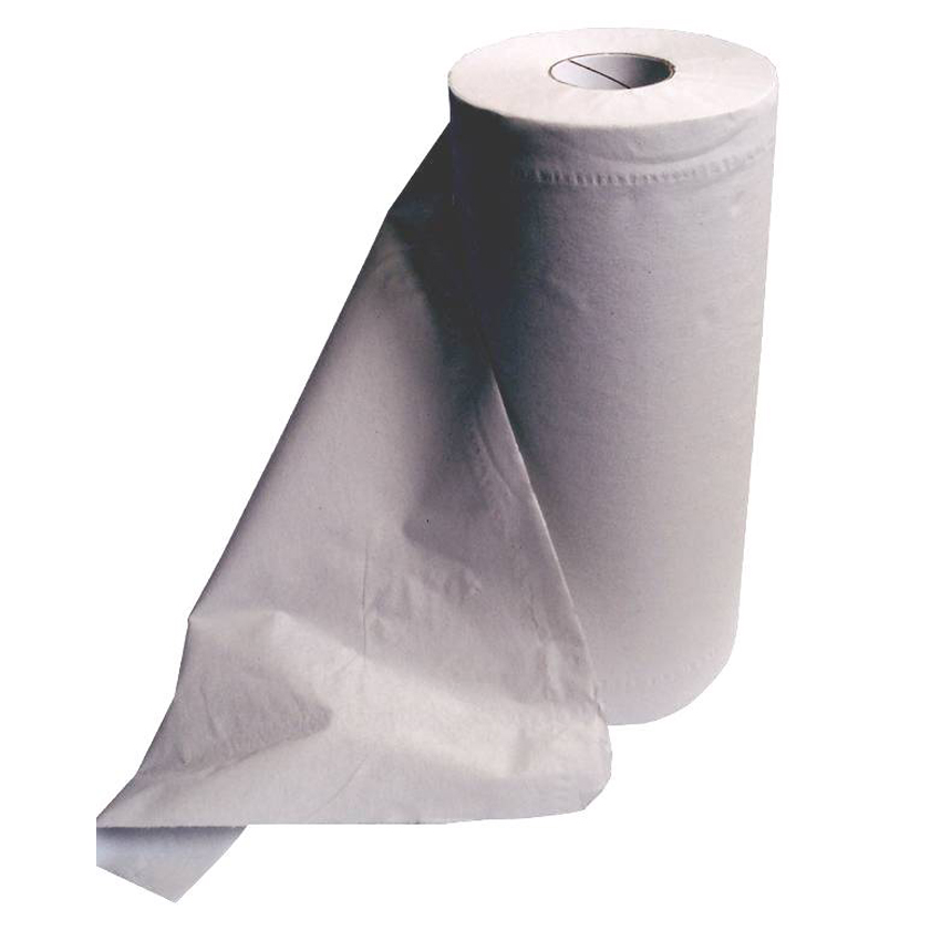 250mm x 50m White Hand Towel Roll