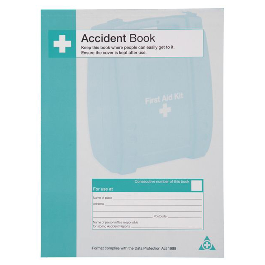 A4 Accident Book with 20 Tear Out Sheets