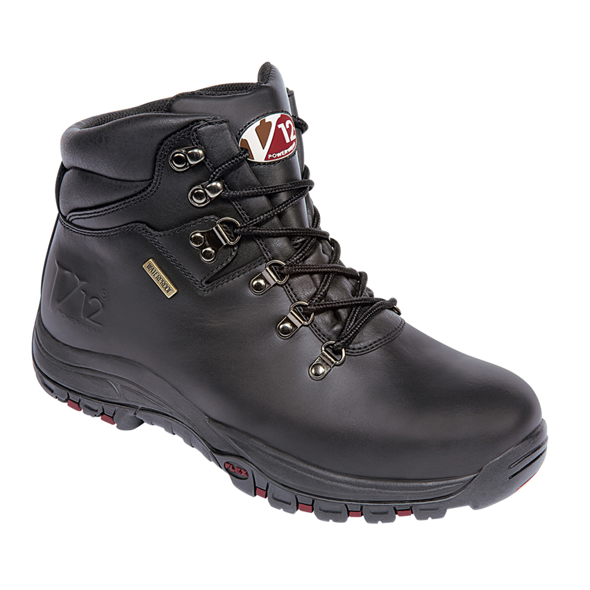 V1215 Thunder Black S3 Waterproof Hiker Boots