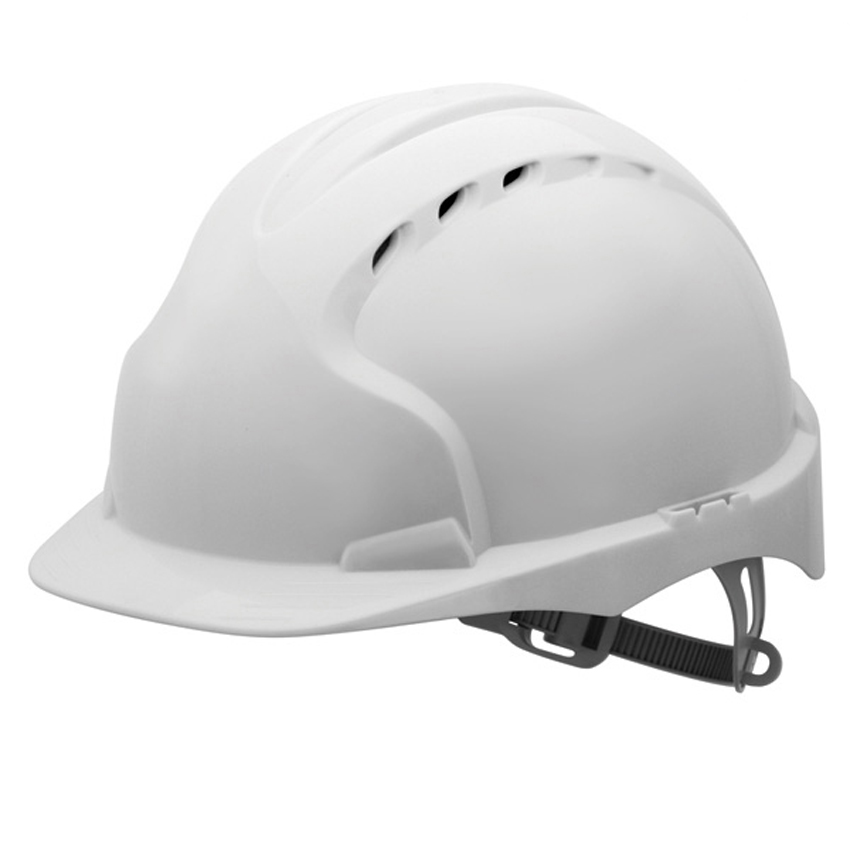 JSP Evo3 Ventilated Safety Helmet with Standard Peak, Slip Ratchet & 3D Adjustment System (EN397)