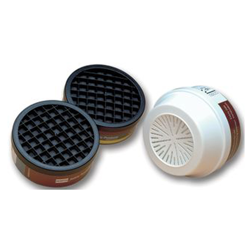 Pair of 7500 North Half Face Dust Mask P3 Filters to FFP3