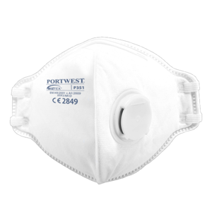 Portwest Valved Fold Flat FFP3 Dust Mask