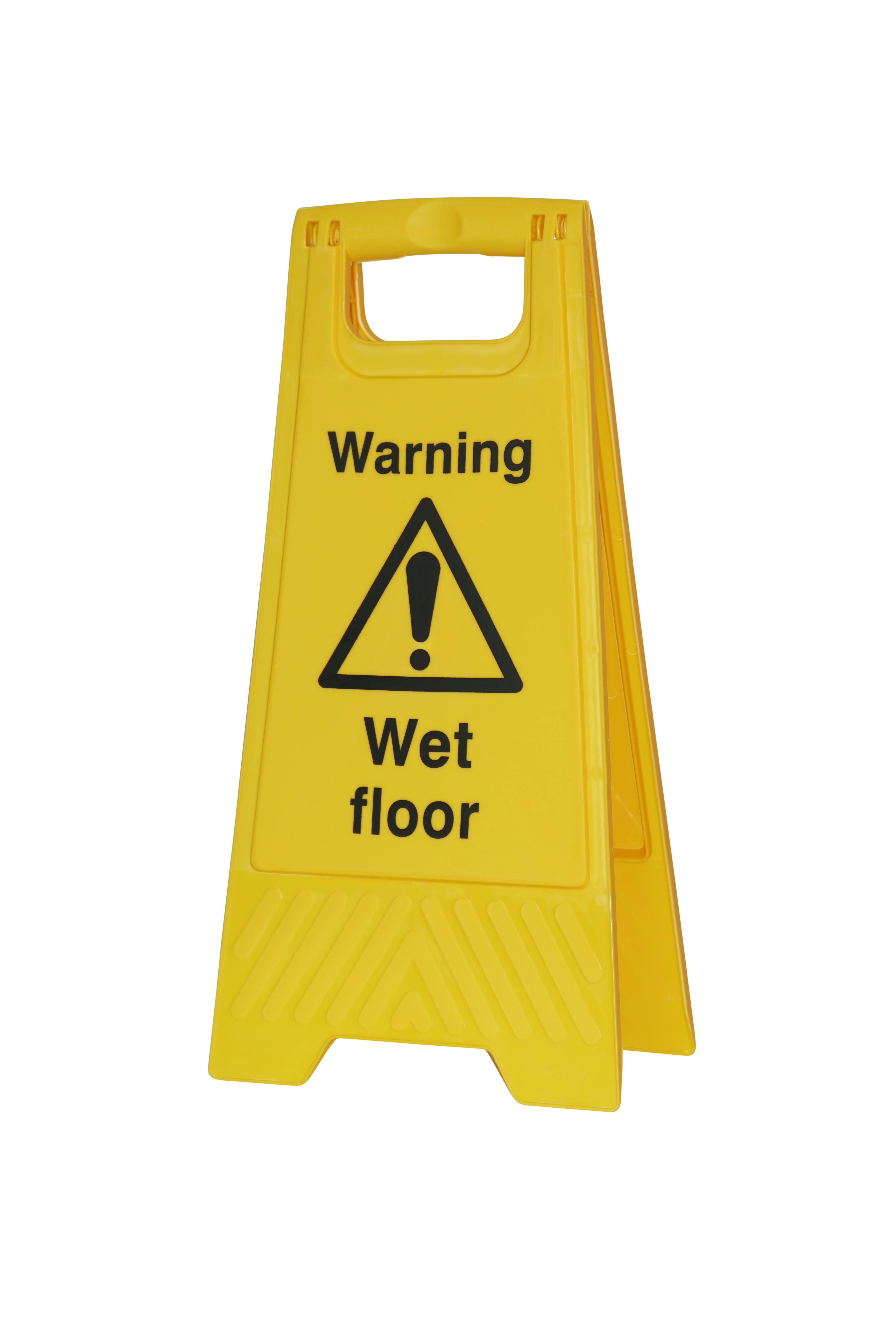615x233 Caution Wet Floor fold flat free standing safety stand