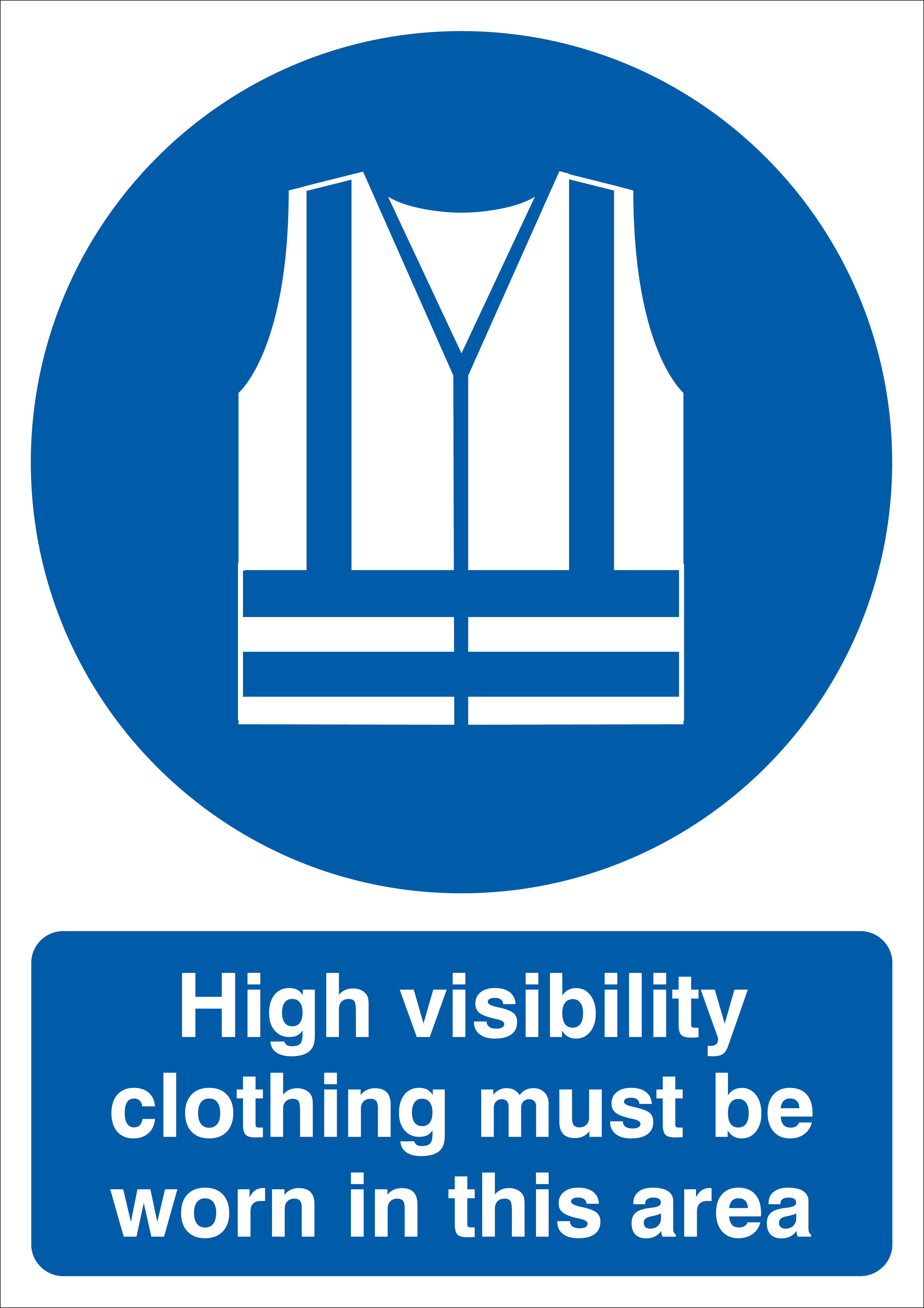 "Site Office" Safety Sign - 300mm X 100mm Rigid Plastic Construction Site Sign, 1.2mm Thick