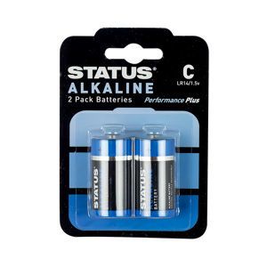 C Batteries (pack of 2)