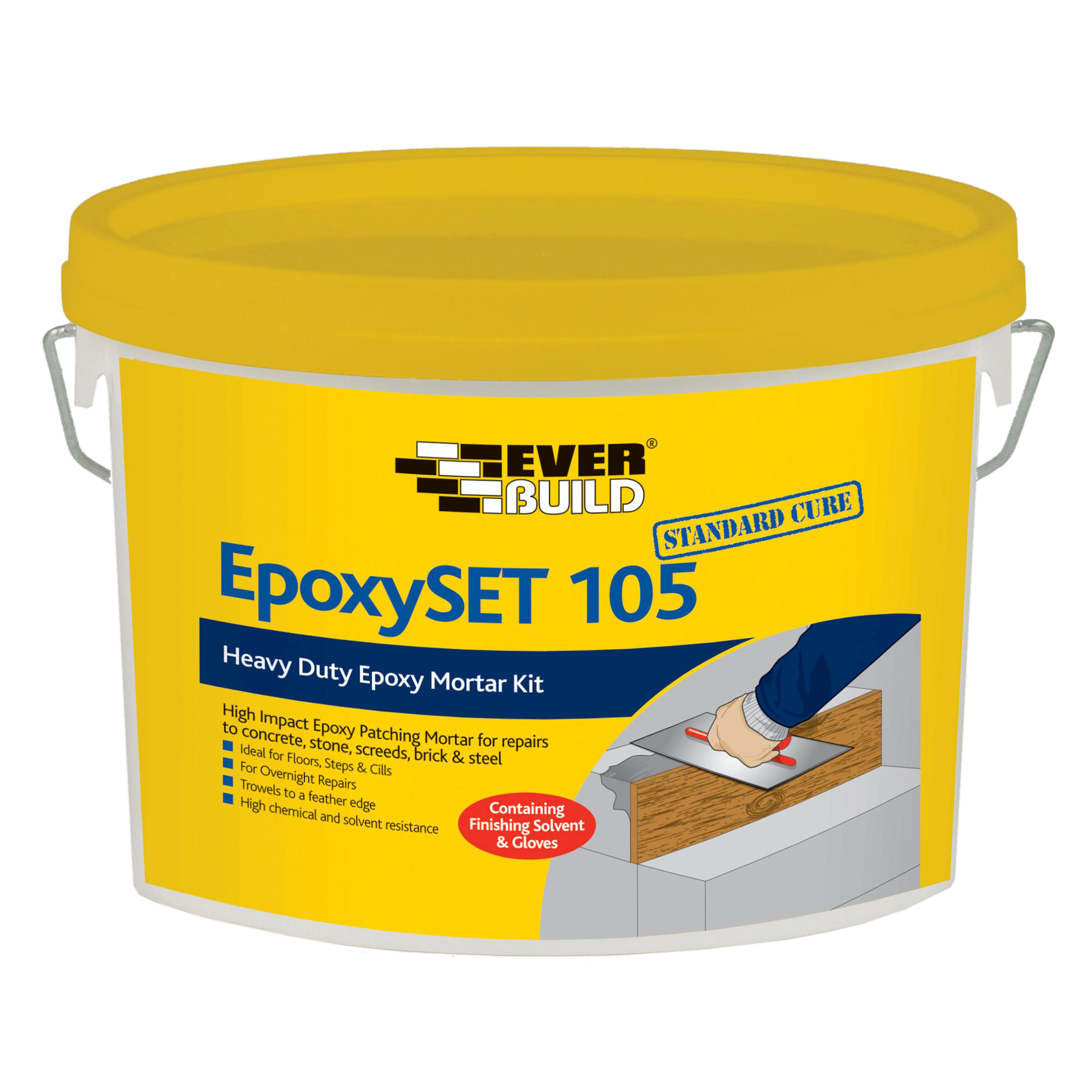 4kg 105 Epoxyset Standard Cure Repair Mortar Kit