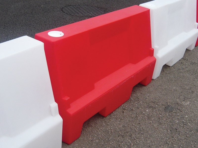 Plastic traffic barriers for sale