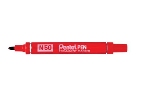 N50 RED Permanent Marker Pens