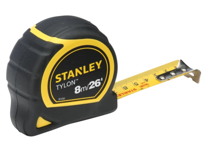 8m/26' Stanley Standard Tape Measure
