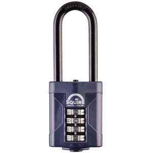 50mm Squire CP50/2.5 Long 64mm Shackle Weatherproof Combination Padlock