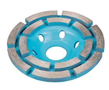 100mm dia x 22mm bore Diamond Concrete Grinding Disc to suit all 115mm Angle Grinders