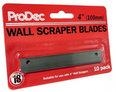 4" Replacement Scraper Blades for U1341400S (Pack of 10)