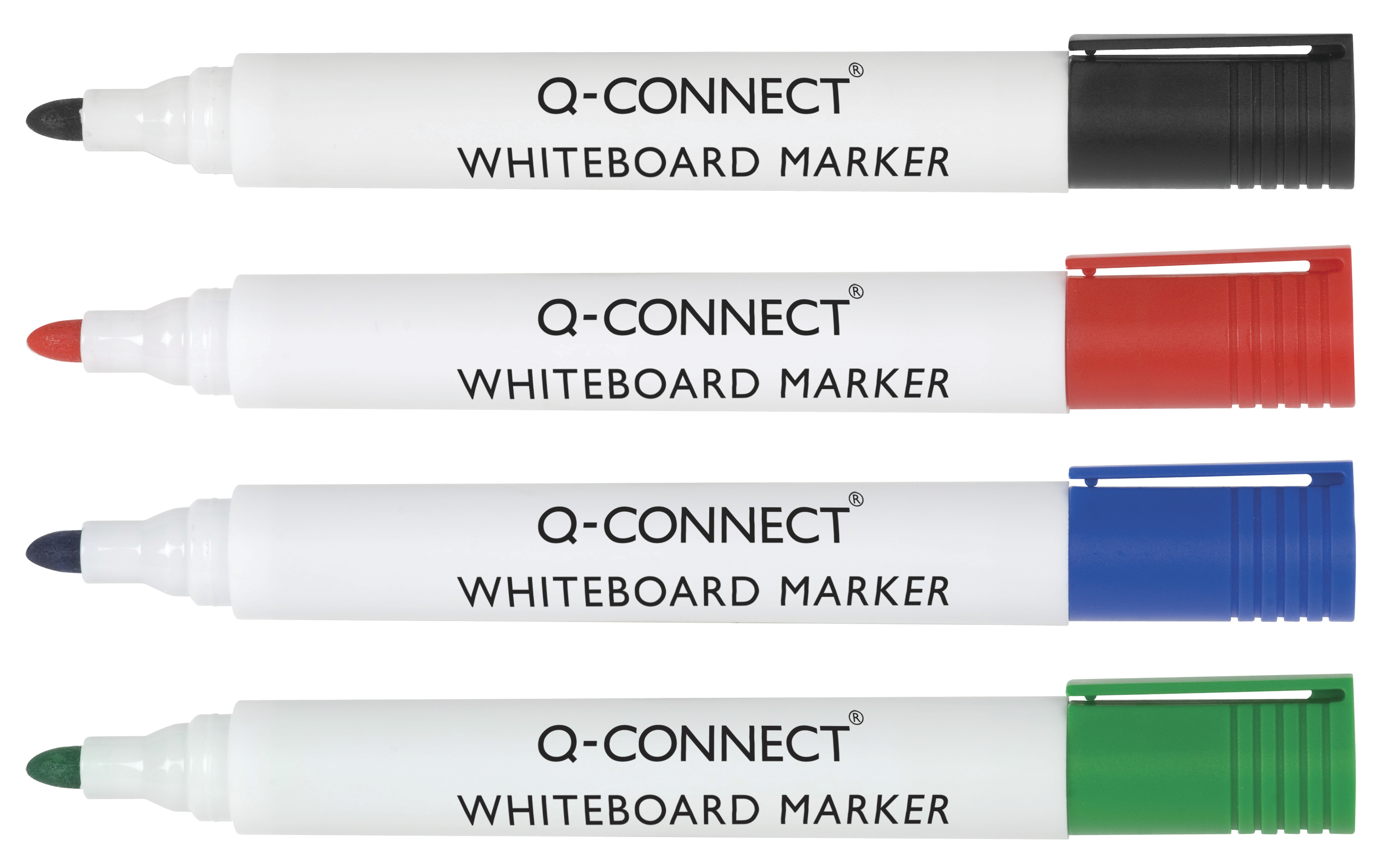 Dry-Wipe Board Assorted Colours Marker Pens (Pack of 4)